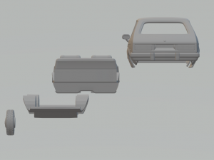 Chevrolet chevette Modelo de Impressão 3D
