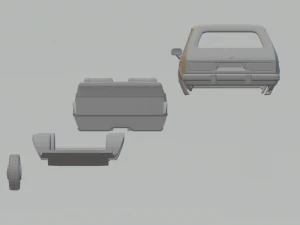 Chevrolet chevette 3D Print Model