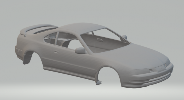 Honda prelude 94 3Dプリントモデル .c4d .max .obj .3ds .fbx .stl .blend 