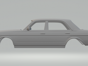 Mercedes-Benz W123 sedan 1975 3D Принт Модель
