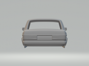 Mercedes-Benz W123 sedan 1975 3D Принт Модель