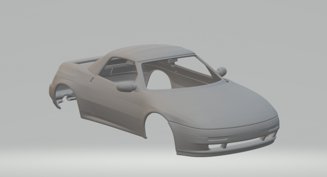 Lotus elan 94 body 3D Print Model .c4d .max .obj .3ds .fbx .stl .blend 