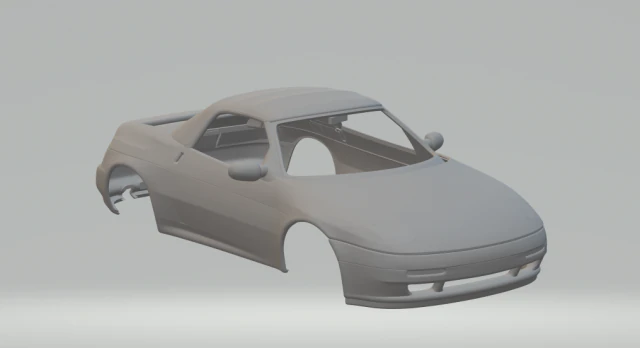 Lotus elan 94 body 3D Print Model .c4d .max .obj .3ds .fbx .stl .blend