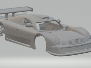 Mercedes clk gtr 98 3D Print Model