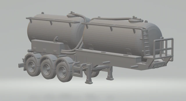 Neftekamsk nefaz trailer 3D Print Model .c4d .max .obj .3ds .fbx .stl .blend
