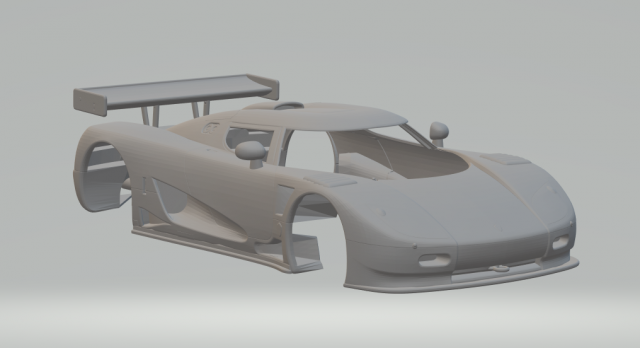2007 Koenigsegg CCGT 3D Print Model .c4d .max .obj .3ds .fbx .stl .blend 