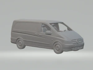 Mercedes benz vito van 2011 3D Print Model