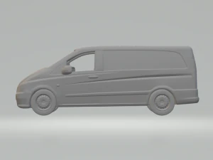 Mercedes benz vito van 2011 3D Print Model