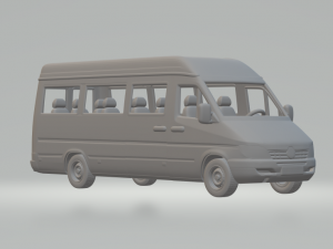 Mercedes benz sprinter 3Dプリントモデル