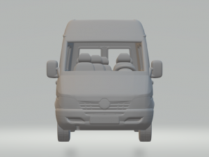 Mercedes benz sprinter 3Dプリントモデル