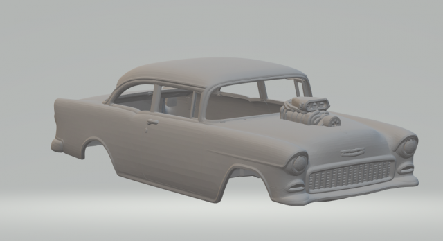 Chevrolet sedan grasser Modello di stampa 3D .c4d .max .obj .3ds .fbx .stl .blend 