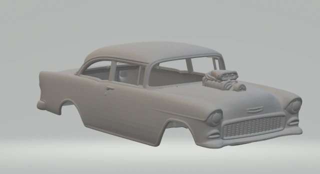 Chevrolet sedan grasser 3D Print Model .c4d .max .obj .3ds .fbx .stl .blend 