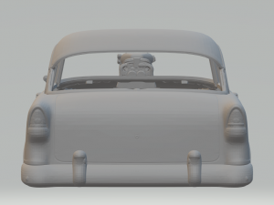 Chevrolet sedan grasser Modello di stampa 3D