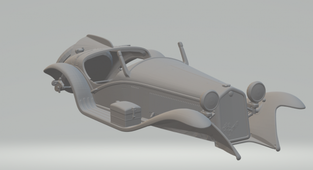Alfa romeo 8c 1932 Model do druku 3D .c4d .max .obj .3ds .fbx .stl .blend 