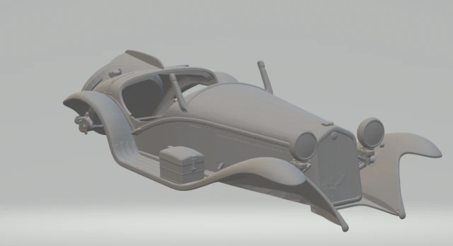 Alfa romeo 8c 1932 3D Print Model .c4d .max .obj .3ds .fbx .stl .blend 