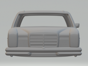 MERCEDES BENZ W114 COUPE 1969 3D Print Model