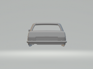 MERCEDES BENZ W114 COUPE 1969 3D Print Model