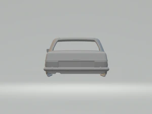 MERCEDES BENZ W114 COUPE 1969 3D Print Model