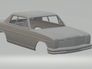 MERCEDES Benz W114 COUPE 1969r Model do druku 3D