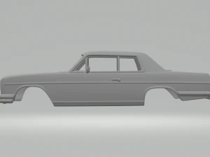 MERCEDES BENZ W114 COUPE 1969 3D Print Model