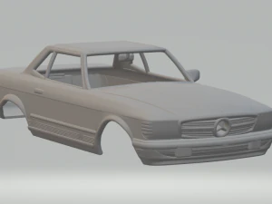 Mercedes-Benz SL-class R107 купе 72 3D Принт Модель