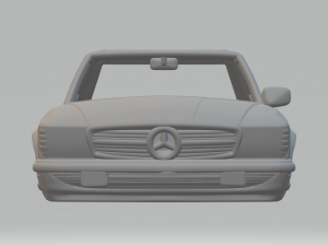Mercedes-Benz SL-class R107 coupe 72 Modelo de impresión 3D