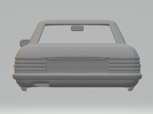 Mercedes-Benz SL-class R107 coupe 72 Modelo de impresión 3D