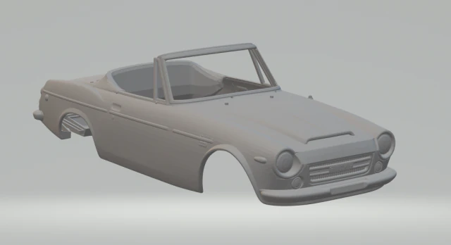 Datsun 2000 1969 3D Print Model .c4d .max .obj .3ds .fbx .stl .blend 