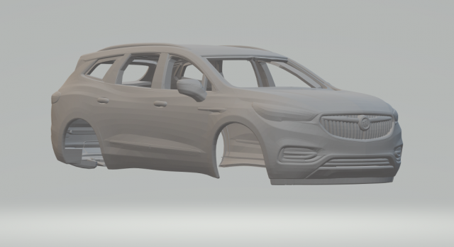 Buick enclave 2021 3D 프린트 모델 .c4d .max .obj .3ds .fbx .stl .blend 