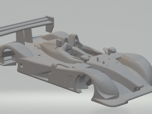 Porsche spyder rs race car 3D Baskı Modeli
