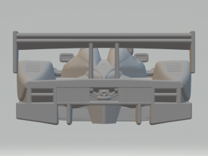 Porsche spyder rs race car Modèles 3D en vedette