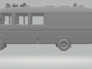 Mercedes-Benz L 508 D 1978 3D 프린트 모델