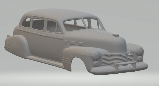 Cadillac Fleetwood 75 touring sedan 41 3D Print Model .c4d .max .obj .3ds .fbx .stl .blend 