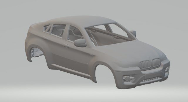 X6 2011 3D Print Model .c4d .max .obj .3ds .fbx .stl .blend