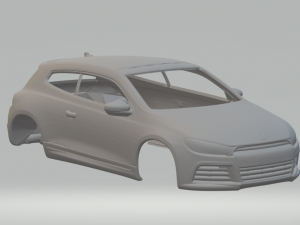 Vw scirocco 2011 3D प्रिंट मॉडल
