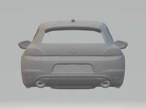 Vw scirocco 2011 Modèles 3D en vedette