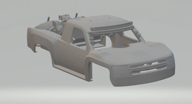 Cherolet silverado baja 3D Print Model .c4d .max .obj .3ds .fbx .stl .blend 