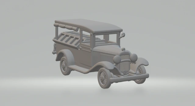 Cherolet express 31 3D Print Model .c4d .max .obj .3ds .fbx .stl .blend
