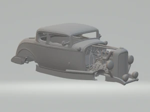 HOT ROD 32 3D Print Model