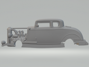 HOT ROD 32 Model Cetak 3D