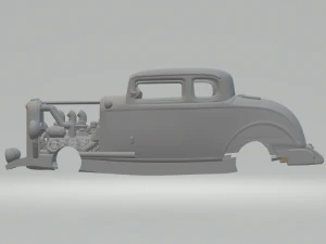 HOT ROD 32 3D Print Model
