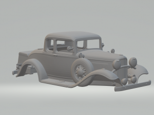 Sedan deluxe 32 Modello di stampa 3D