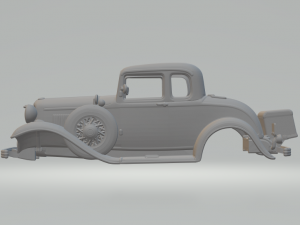Sedan deluxe 32 Modelo de Impressão 3D