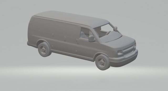 Gmc express 2003 Model Cetak 3D .c4d .max .obj .3ds .fbx .stl .blend 