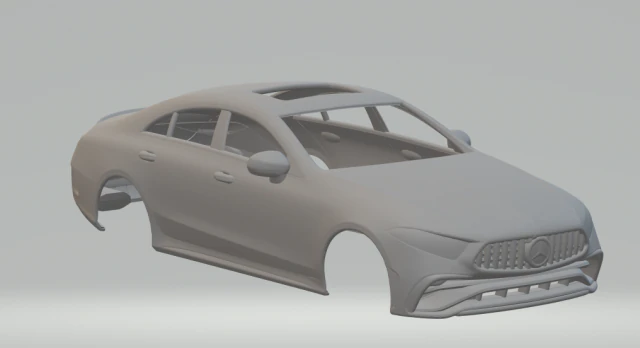 Mercedes benz cls amg 2022 3D Print Model .c4d .max .obj .3ds .fbx .stl .blend