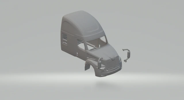 Western star cabin 3D Print Model .c4d .max .obj .3ds .fbx .stl .blend