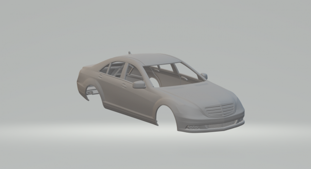 Mercedes benz class s 3D printmodel .c4d .max .obj .3ds .fbx .stl .blend