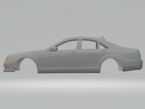 Mercedes benz class s 3D printmodel