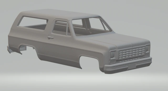 Chevrolet blazer k5 76 3D Print Model .c4d .max .obj .3ds .fbx .stl .blend 
