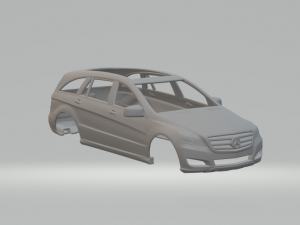 Mercedes class-r 3Dプリントモデル